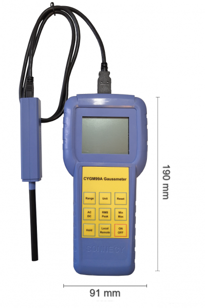 Digital Gaussmeter/Teslameter/Magnetometer CYGM99A