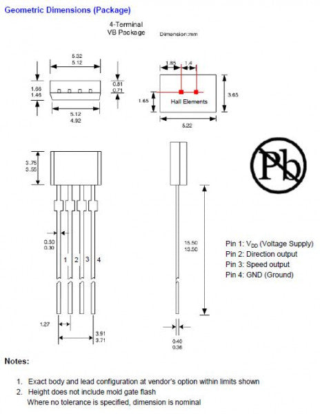 Dual Channel Hall Effect Switch CYD8526